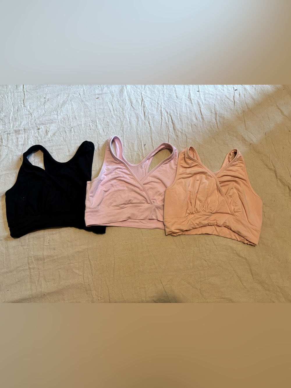 Kindred Bravely French Terry cross over Nursing Bras L busty